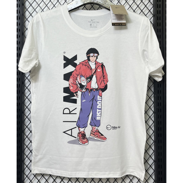 T123 NK White High Quality Casual T-Shirt #篮球男孩