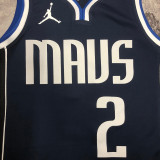 22-23 Dallas Mavericks IRVING #2 Black Top Quality Hot Pressing NBA Jersey (Trapeze Edition)
