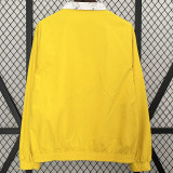 24-25 Club America Yellow & khaki Double Sided Windbreaker (双面风衣)