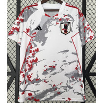 23-24 Japan White Grey Special Edition Fans Soccer Jersey (梅花)