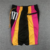 Heat Black City Edition Top Quality NBA Pocket Pants *热火彩虹版