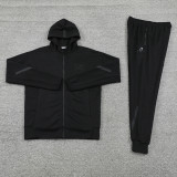 2024 AD Black Hoodie Jacket Tracksuit #AM05