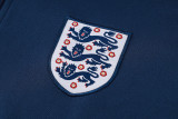 24-25 England Royal blue Half Pull Tracksuit (半拉链)