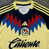 25-26 Club America Light Yellow Training shirts *浅黄