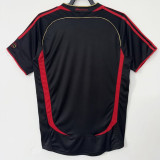 2006-2007 ACM Away Black Retro Soccer Jersey