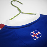 2016-2017 Iceland Home Retro Soccer Jersey