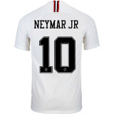 2018-2019 PSG Paris Jordan White Long Sleeve Retro Soccer Jersey (长袖)