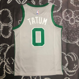CELTICS TATUM #0 Gray Top Quality Hot Pressing NBA Jersey