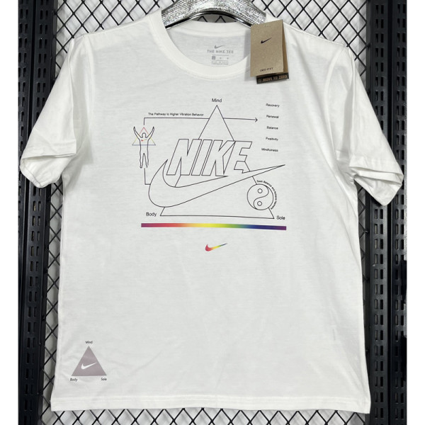 T242 NK White High Quality Casual T-Shirt