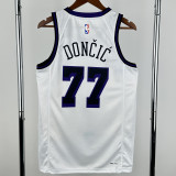 22-23 LAKERS DONCIC #77 White City Edition Top Quality Hot Pressing NBA Jersey