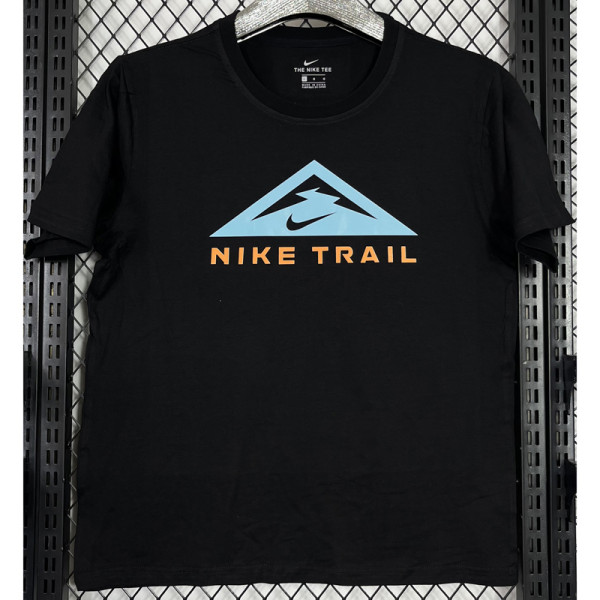 T255 NK Black High Quality Casual T-Shirt #三角山