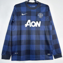 2013-2014 Man Utd Away Long Sleeve Retro Soccer Jersey (长袖)