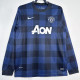 2013-2014 Man Utd Away Long Sleeve Retro Soccer Jersey (长袖)