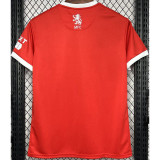 24-25 Middlesbrough Home Fans Soccer Jersey