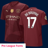 24-25 Man City Third Kids Soccer Jersey