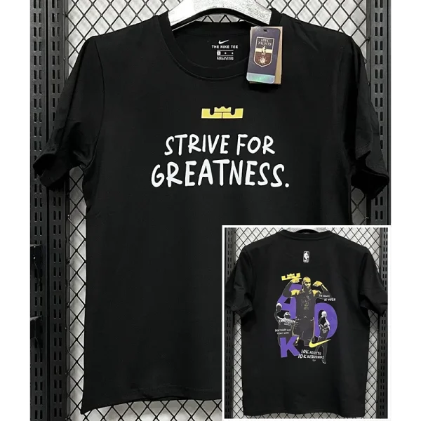 T275 JAMES Black High Quality Casual T-Shirt