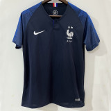 2018 France Home Retro Soccer Jersey