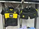 24-25 Dortmund Away Kids Soccer Jersey
