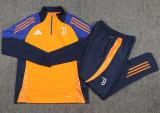 24-25 JUV Orange Kids Half Pull Tracksuit (童装)(半拉链)