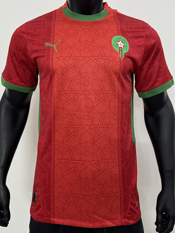 24-25 Morocco Home Player Version Soccer Jersey