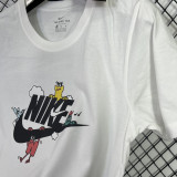 T130 NK White High Quality Casual T-Shirt