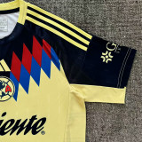 25-26 Club America Light Yellow Training shirts *浅黄