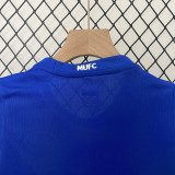 2008-2009 Man Utd Away Kids Retro Soccer Jersey