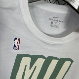 T115 Bucks MIL White High Quality Casual T-Shirt