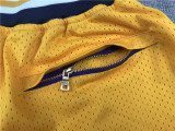 Michigan Yellow City Edition Top Quality NBA Pocket Pants * 密歇根
