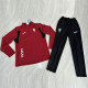24-25 Cordoba Red Half Pull Tracksuit (Pants Have Pocket)(半拉链)