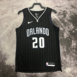 22-23 Magic FULTZ #20 Black Top Quality Hot Pressing NBA Jersey