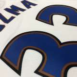 22-23 Wizards KUZMA #33 White Top Quality Hot Pressing NBA Jersey (Retro Logo)