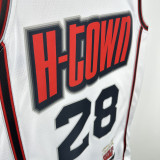 24-25 ROCKETS SENGUN #28 White City Edition Top Quality Hot Pressing NBA Jersey
