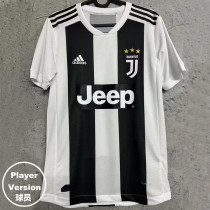 2018-2019 JUV Home Retro Player Version Soccer Jersey 球员版