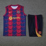 24-25 BAR Red-Blue Tank top and shorts suit