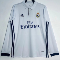 2016-2017 RMA Home Long Sleeve Retro Soccer Jersey (长袖)