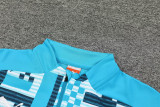 24-25 Marseille Light blue Half Pull Tracksuit (半拉链)(新标)