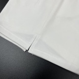 M005 Jordan White Pure Cotton Fabric Casual Short Pants