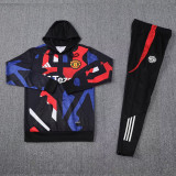 24-25 Man Utd Red blue Hoodie Tracksuit (卫衣套装)
