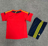 2012 Spain Home Kids Retro Soccer Jersey