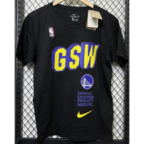 T112 Warriors GSW Black High Quality Casual T-Shirt
