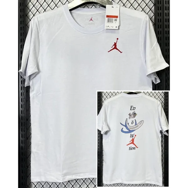 T274 Jordan White High Quality Casual T-Shirt
