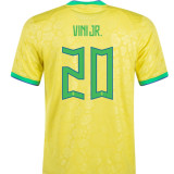 22-23 Brazil Yellow Special Edition Player Version Soccer Jersey