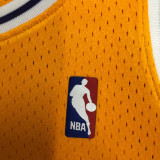 1997 LAKERS O’NEAL #34 Yellow Retro Top Quality Hot Pressing NBA Jersey(圆领)
