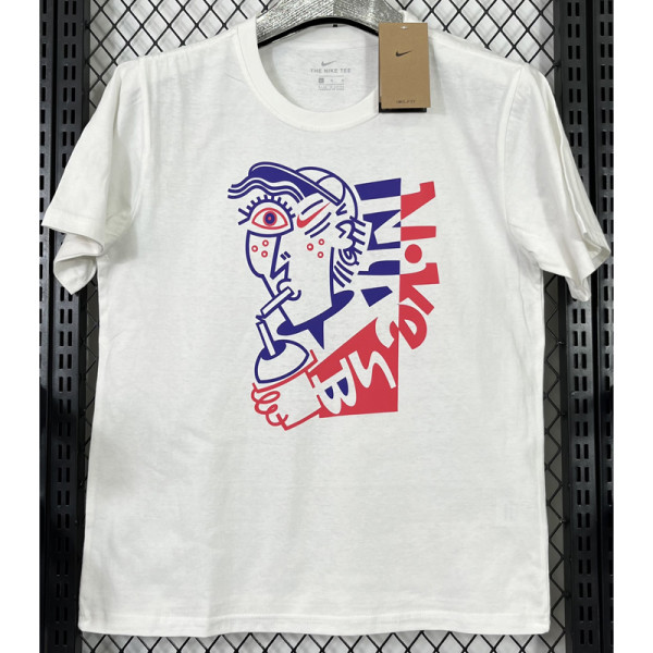 T232 NK White High Quality Casual T-Shirt