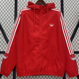 2024 New AD Red Windbreaker