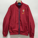 24-25 Portugal Blue & Red Double Sided Windbreaker (双面风衣)