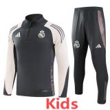 24-25 RMA Dark gray Kids Half Pull Tracksuit (童装)(半拉链)