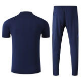 25-26 AL-Nassr Royal blue Polo Tracksuit