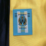 1998-1999 Marseille Away Yellow Retro Soccer Jersey